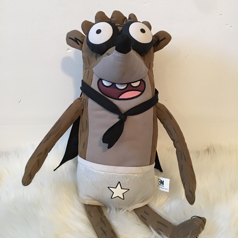 Regular Show Wrestling Buddy Rigby Plush